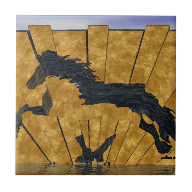 The Golden Icelandic Tile (Front)