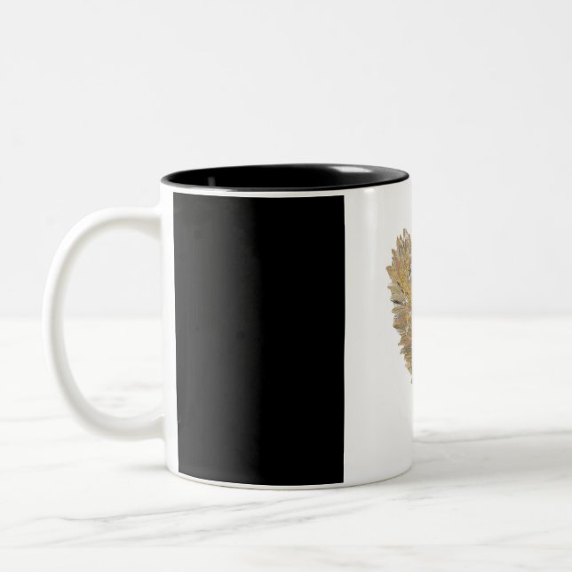 The Golden Leaf Coffee/Tea Mug  (Left)