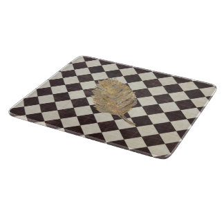 The Golden Leaf Diamond Cutting Board