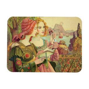 The Golden Legend, 1897, from 'L'Estampe Moderne', Magnet