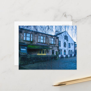 The Golden Lion Pub, Todmorden Holiday Postcard