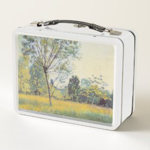 The Golden Meadow (by Ferdinand Hodler) Metal Lunch Box