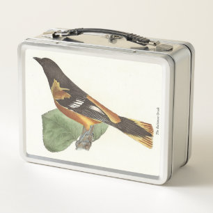 The Golden or Baltimore Oriole (Icterus galbula) Metal Lunch Box