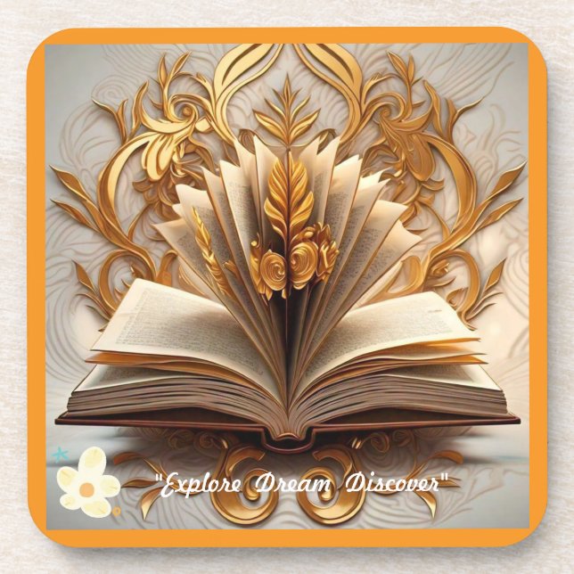 "The Golden Page" Coaster (Front)