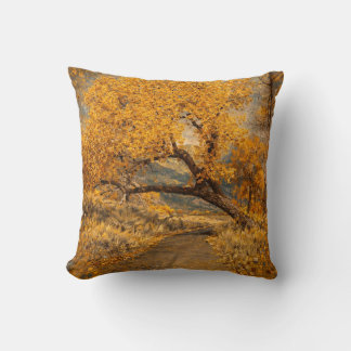The Golden Path Klimt-inspired Cushion