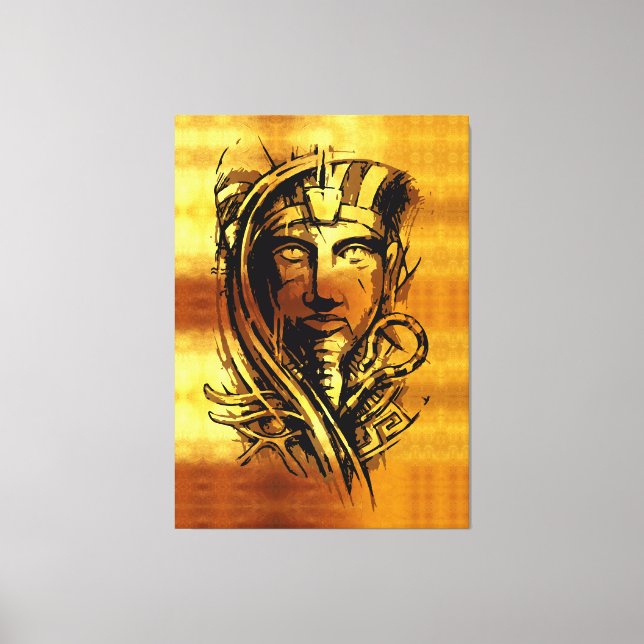 The Golden Pharaoh Canvas Print (Front)