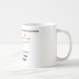 The Golden Ratio (Mathematics 1.6180339887) Coffee Mug