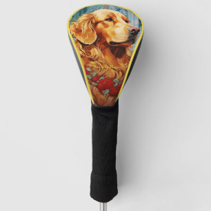 The Golden Retriever Dog 002 - Natalia Mucha Golf Head Cover