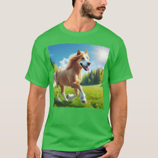 The golden retrieverhorse gift T-Shirt
