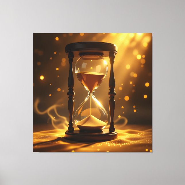 "The Golden River of Time" Canvas Print (Front)
