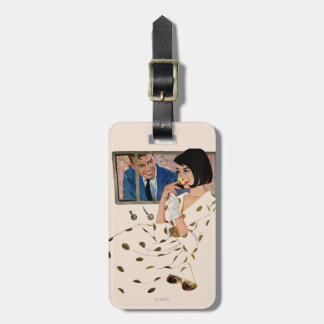 The Golden Rose Luggage Tag