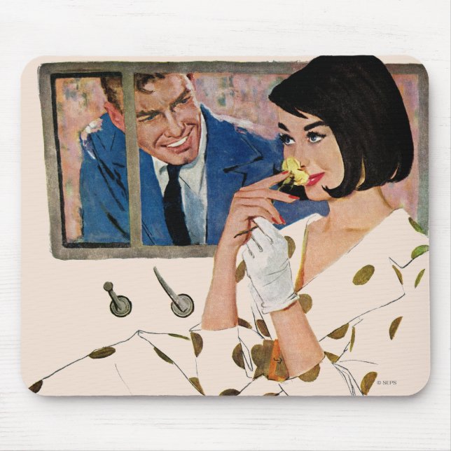 The Golden Rose Mouse Mat (Front)