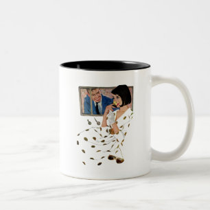 The Golden Rose Two-Tone Coffee Mug