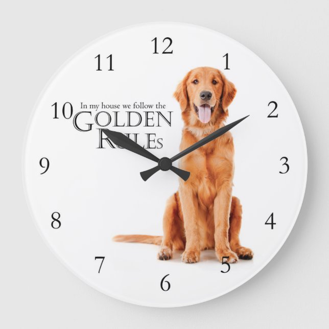 The Golden Rules Clock (Front)
