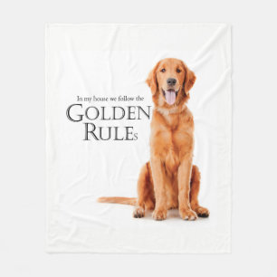 The Golden Rules Fleece Blanket