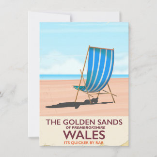 The Golden Sands of Pembrokeshire,Wales Invitation