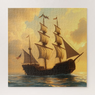 The Golden Ship Jigsaw Puzzle