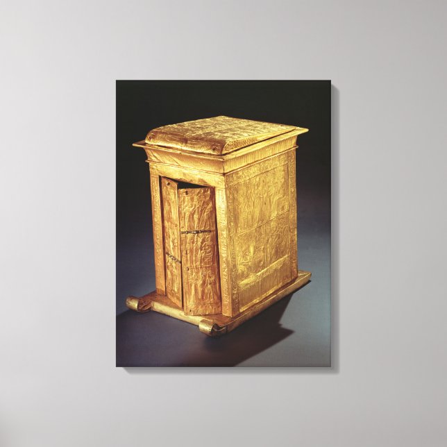 The Golden Shrine of Tutankhamun  New Kingdom Canvas Print (Front)