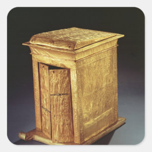 The Golden Shrine of Tutankhamun  New Kingdom Square Sticker