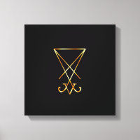 The golden sigil of Lucifer