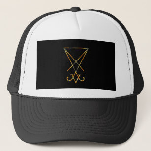 The golden sigil of Lucifer Trucker Hat