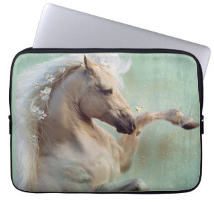 The Golden Stallion Horse - Laptop Sleeve