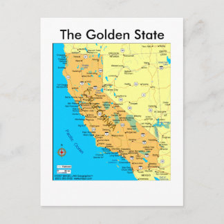 The Golden State Postcard