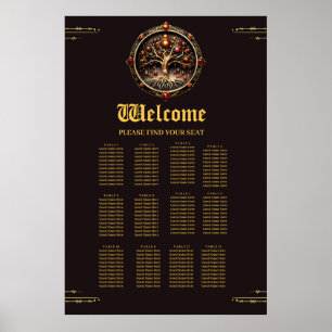 The golden tree of life of mysticism,  poster