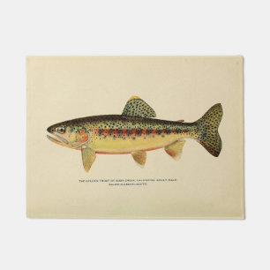 The Golden Trout of Soda Creek, California Doormat
