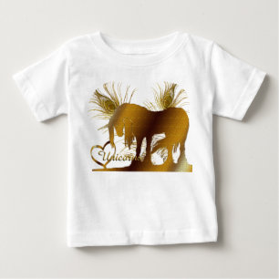 The Golden Unicorn Baby T-Shirt
