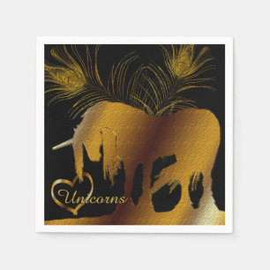 The Golden Unicorn Napkin