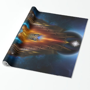 The Golden Vision Of Arsencia Wrapping Paper