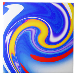 The golden way art tile