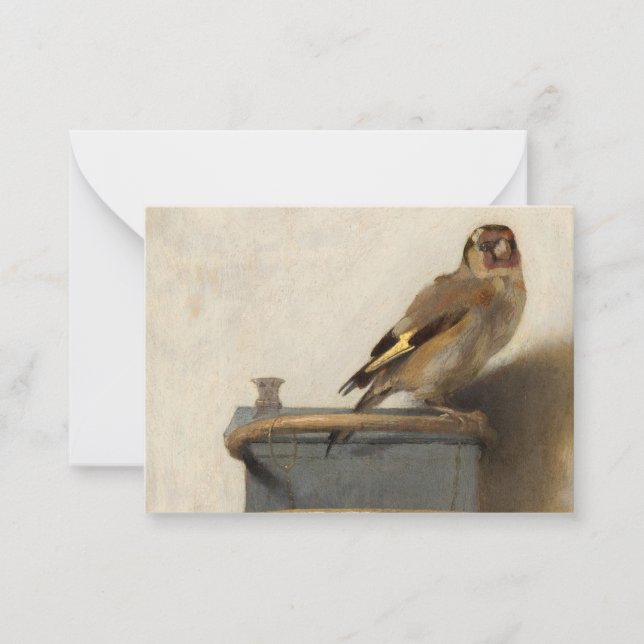 The Goldfinch, 1654 by Carel Fabritius Card (Front)