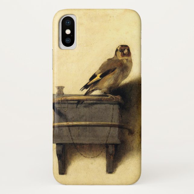 The Goldfinch by Carel Fabritius Case-Mate iPhone Case (Back)