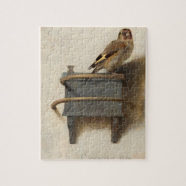 The Goldfinch by Carel Fabritius Jigsaw Puzzle (Vertical)