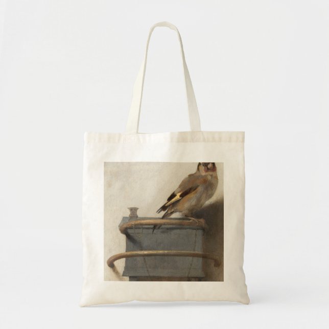 The Goldfinch By Carel Fabritius Tote Bag (Front)