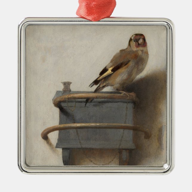The Goldfinch Metal Tree Decoration (Front)