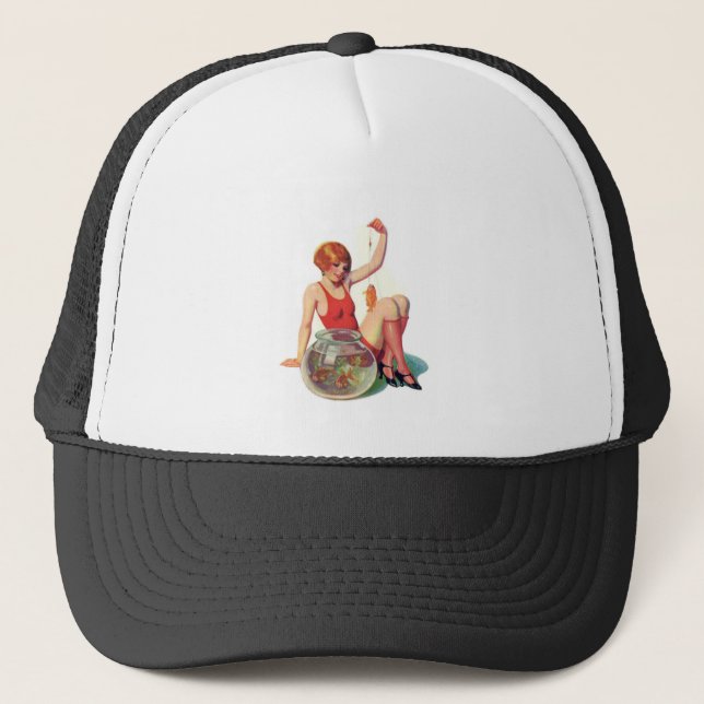 The Goldfish Classic Illustration Trucker Hat (Front)