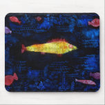 The Goldfish, Paul Klee Mouse Mat<br><div class="desc">Paul Klee (18 December 1879 – 29 June 1940) was a Swiss-born artist. His highly individual style was influenced by movements in art that included Expressionism, Cubism, and Surrealism. Klee was a natural draftsman who experimented with and eventually deeply explored colour theory, writing about it extensively; his lectures Writings on...</div>