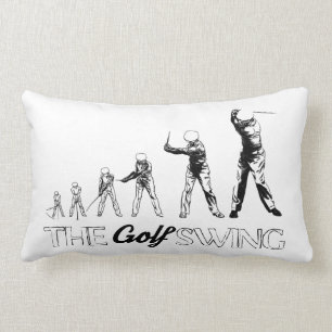 The Golf Swing Theory,  Throw Pillow Lumbar 13x21