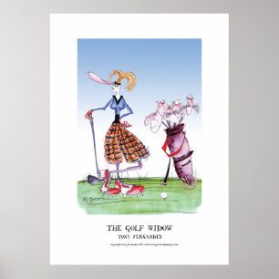 the golf widow, tony fernandes poster