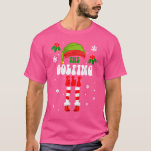 The Golfing Elf Christmas Family Matching Xmas Gro T-Shirt