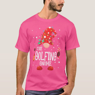The Golfing Gnome Matching Family Christmas Gnome T-Shirt