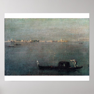 The Gondola on the Lagoon Poster