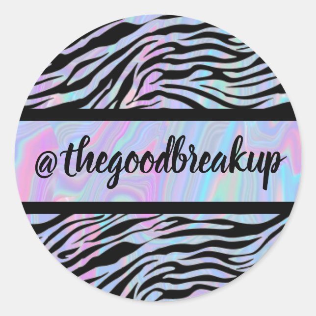 The Good Breakup Classic Round Sticker (Front)