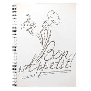 The Good Chef says Bon Appetit! Notebook