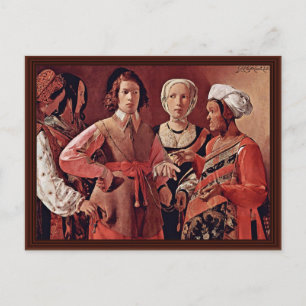 The Good Fortune By La Tour Georges De Postcard