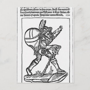 The Good Giant, from 'Gargantua' by Francois Postcard