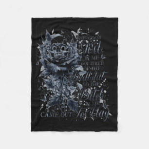 The Good Girl In Me Got Tired Of The Bul So The Bt Fleece Blanket